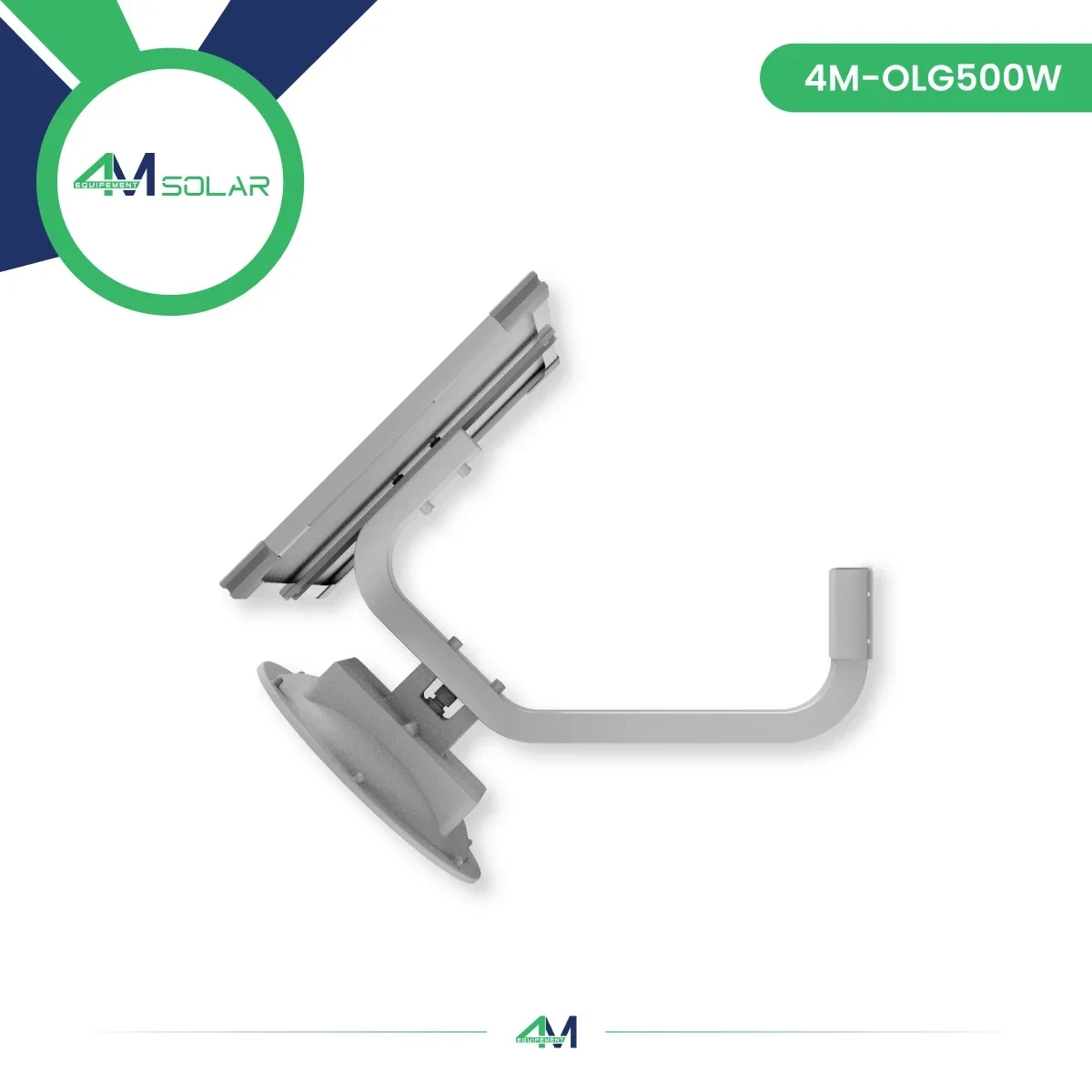 Lampadaire Solaire de Jardin 4M SOLAR - 4M-OLG-500W
