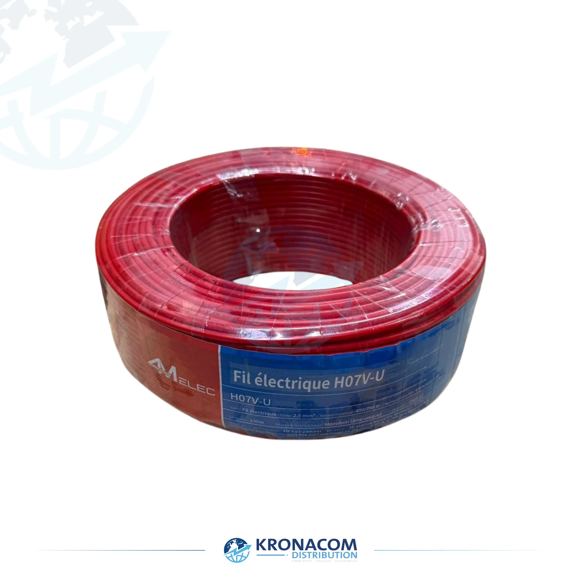 H07V-K 1×1.5 mm² / 1×2.5 mm² – Cable Électrique Souple en Cuivre